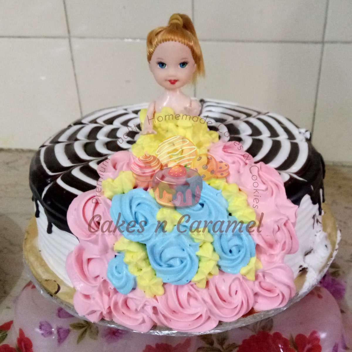 VegTemptations - Eggless chocolate doll cake for a little... | Facebook