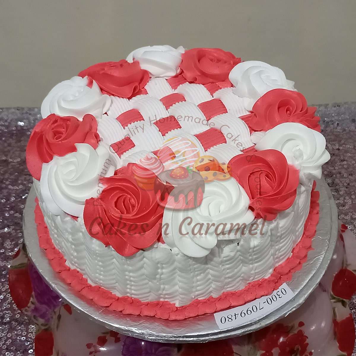 FC115 Floral Basket - The Cake Shop | Singapore Cake Delivery