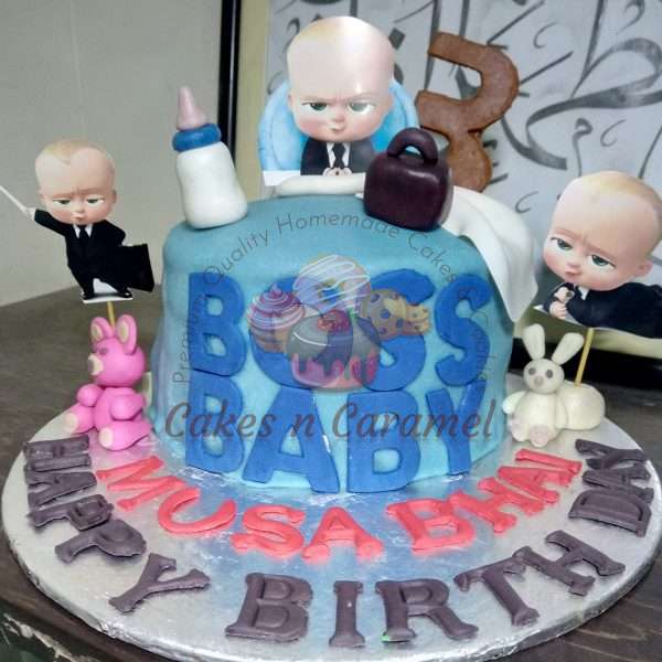 Boss Lucas' Boss Baby Cake, A Customize Boss Baby cake